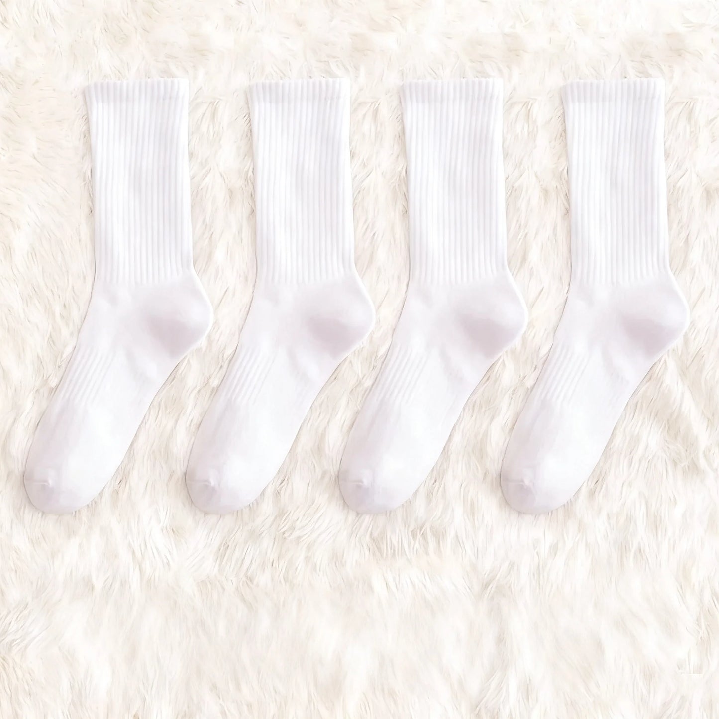 Men's Thickened Cotton Socks: Odor-Resistant, Moisture-Absorbing, Mid-Calf/High-Top (Autumn & Winter)