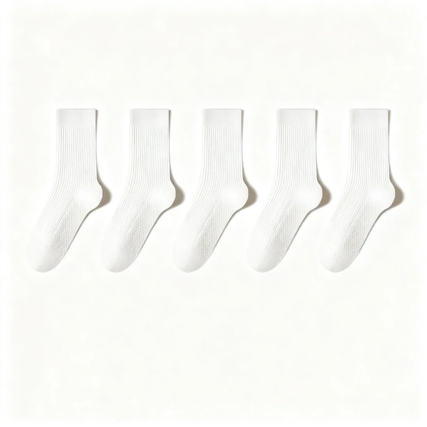 Women's Cotton Mid-Calf Socks for Spring and Autumn