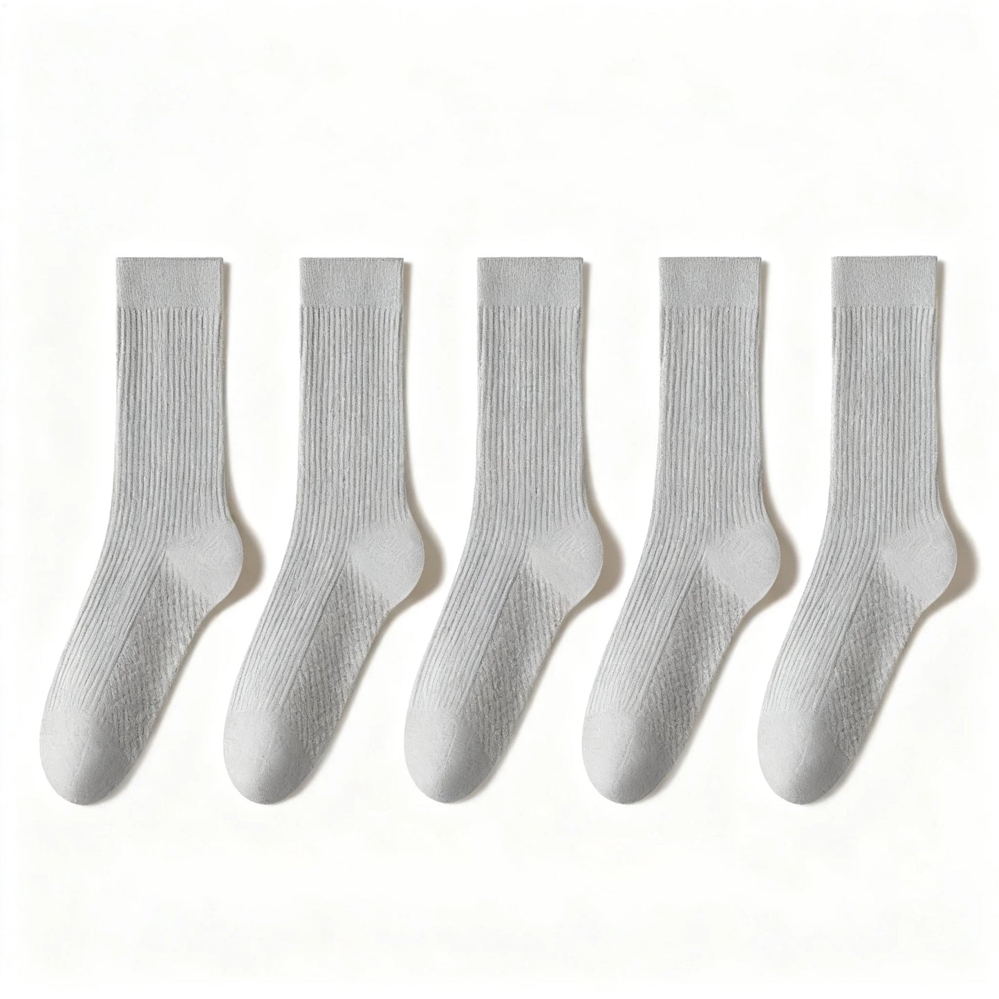Women's Cotton Mid-Calf Socks for Spring and Autumn
