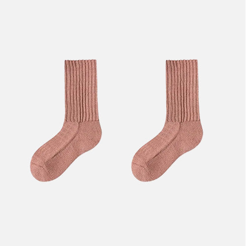 Women's Wool Thickened Fleece-Lined Socks for Autumn and Winter